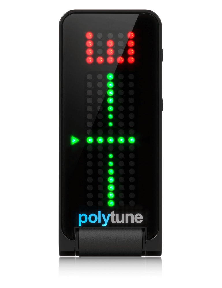 TC Electronic PolyTune Clip-On Tuner in Black