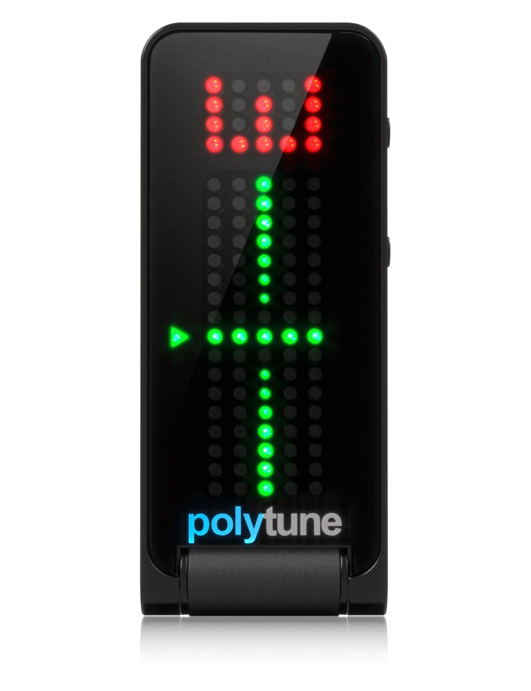 TC Electronic PolyTune Clip-On Tuner in Black