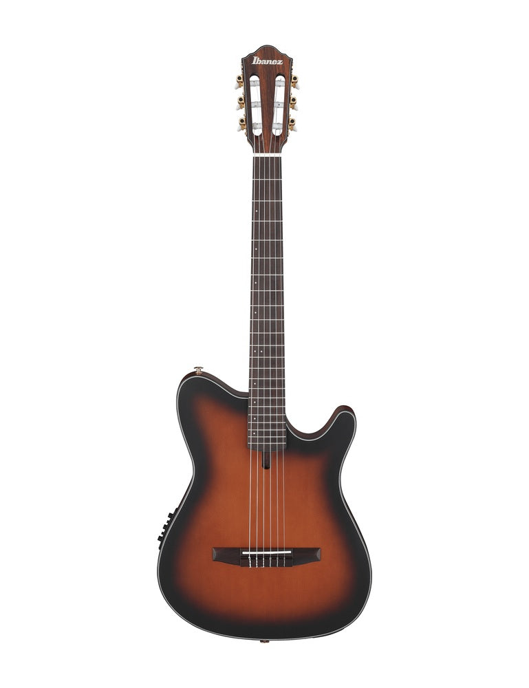 Ibanez FRH10N-BSF FRH Series Nylon String Acoustic Electric Guitar / Brown Sunburst Flat