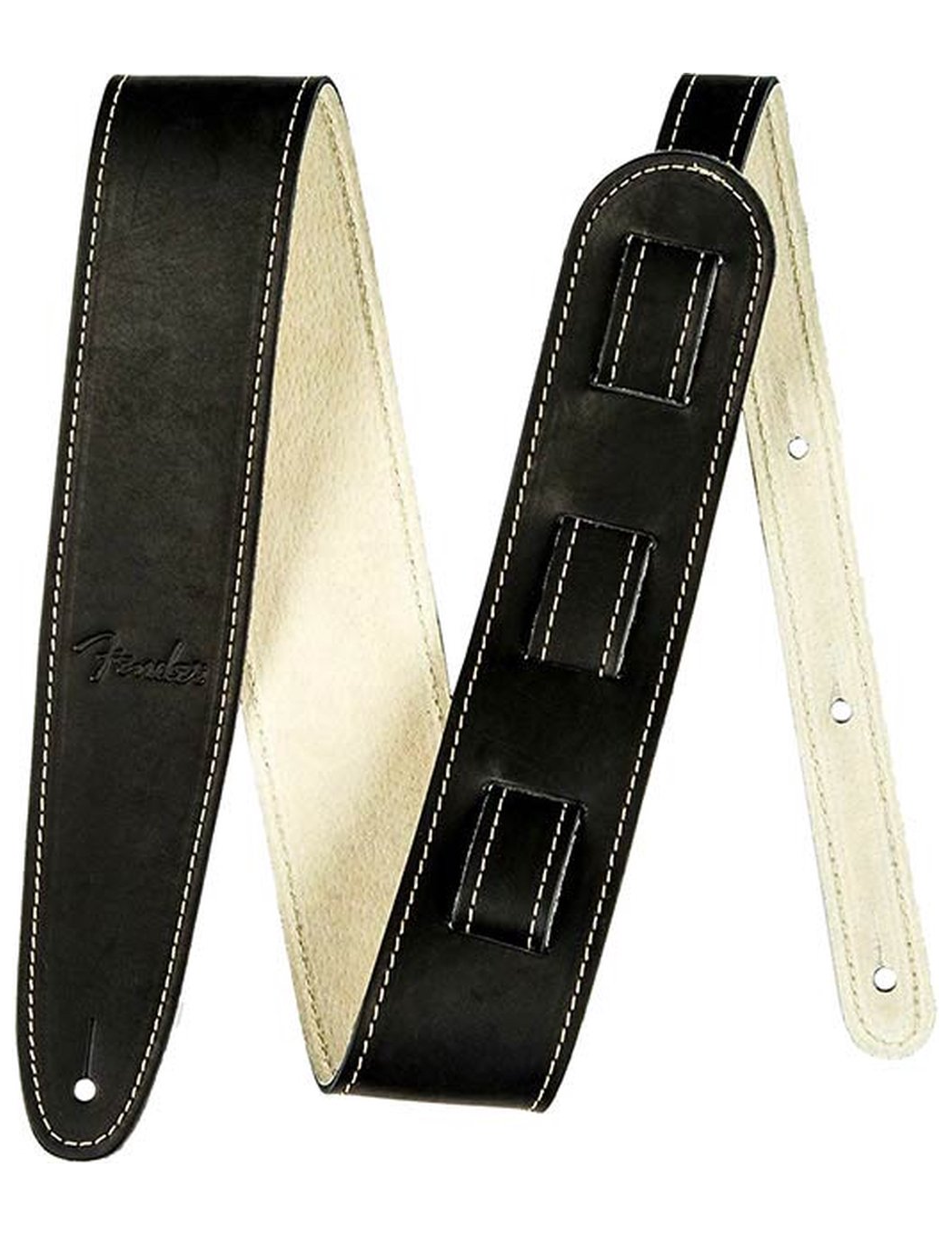 Fender Ball Glove Leather Strap black