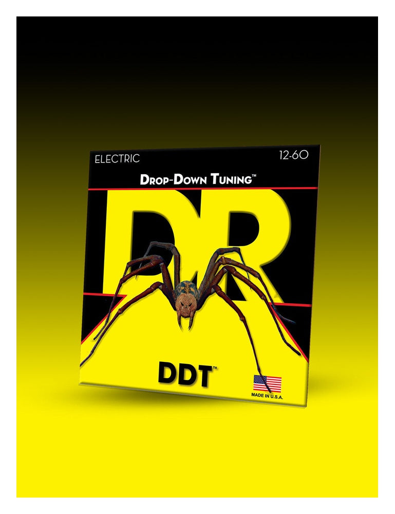 DR Strings DDT-12 Drop-Down Tuning electric guitar strings, 12-60