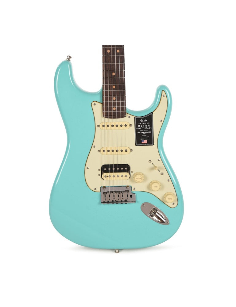 Fender American Ultra Luxe Vintage '60s Stratocaster HSS in Surf Green Metallic