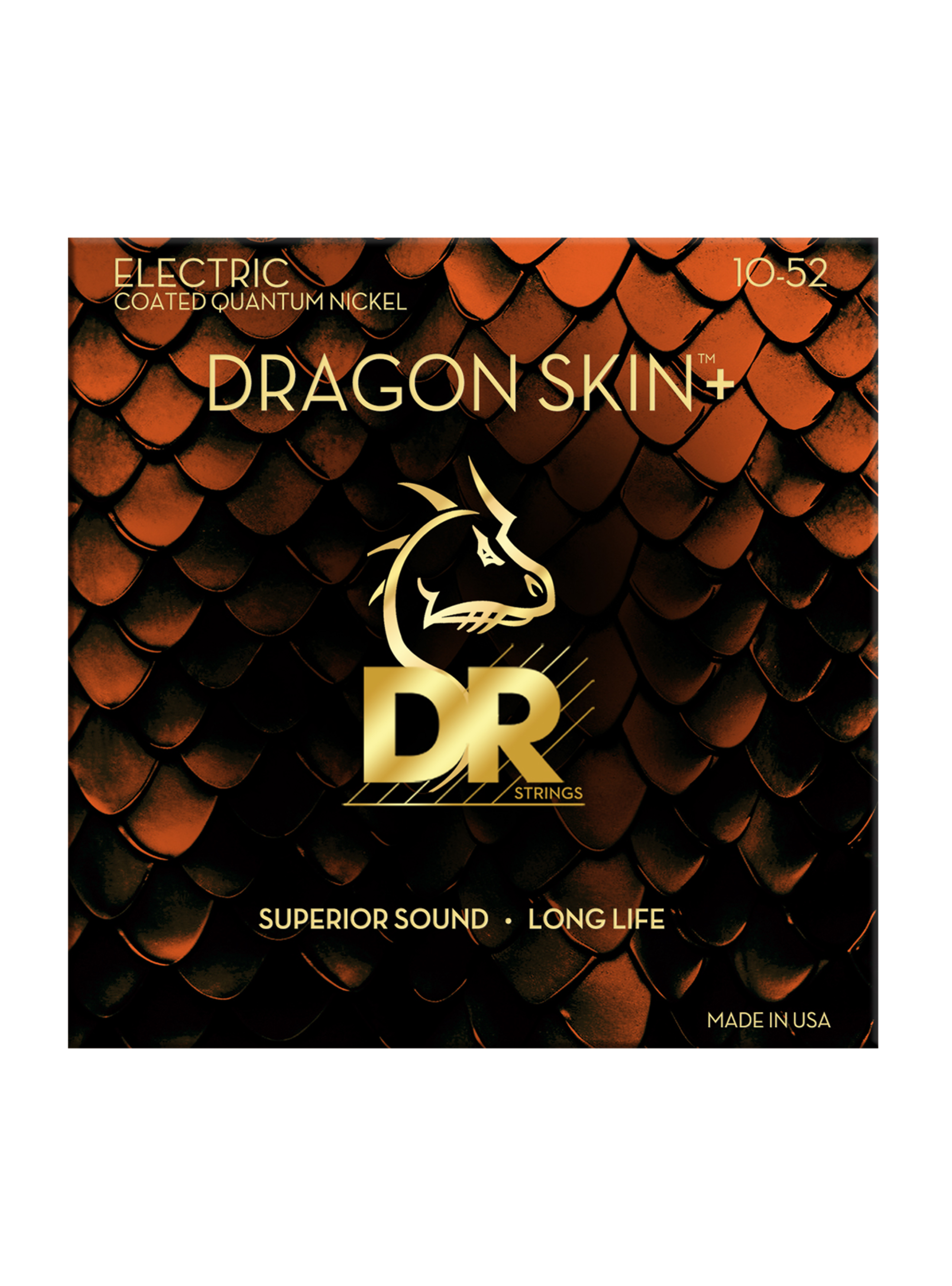 DR String Dragon Skin+ Electric Quantum Nickel 10-52 Medium to Heavy