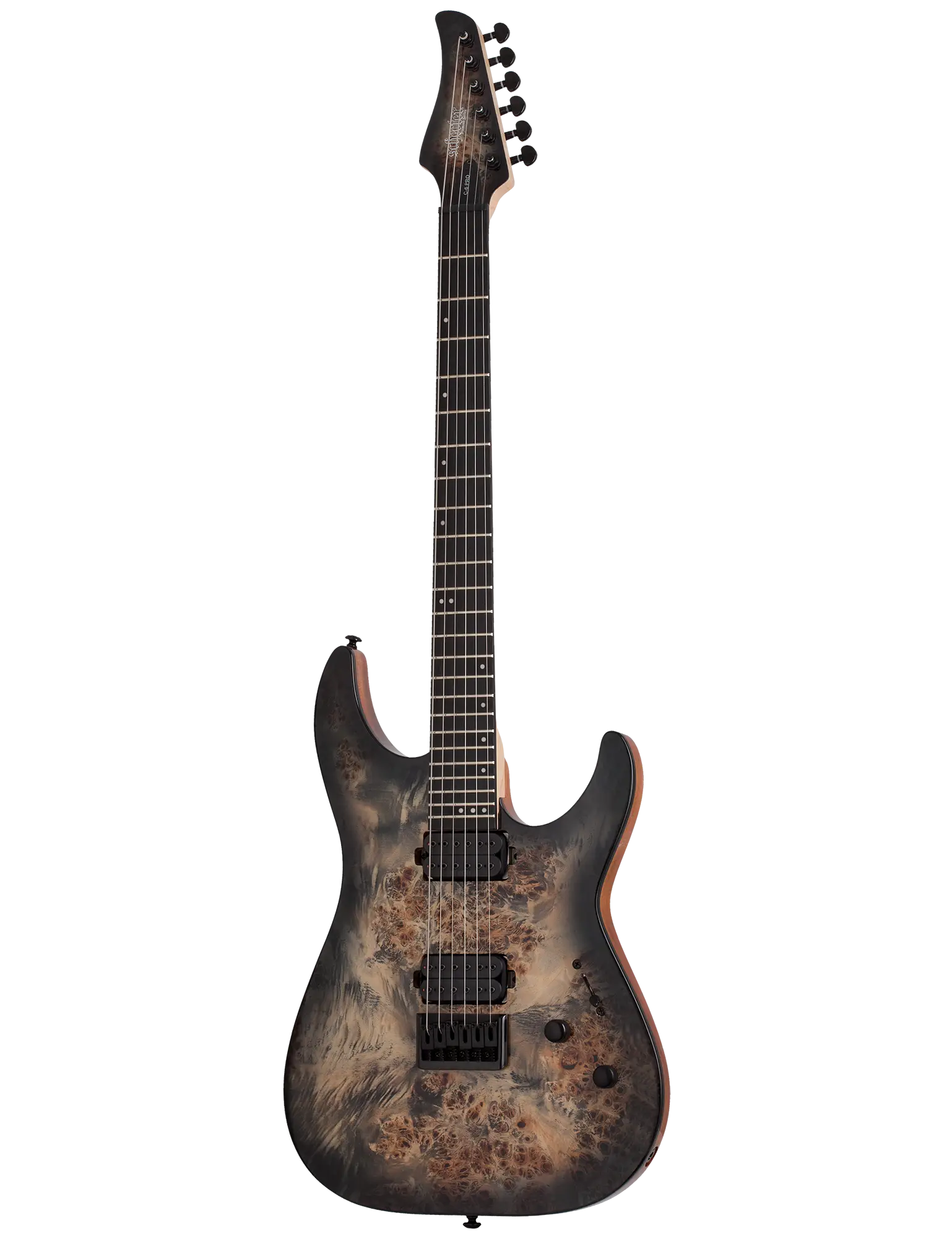 Schecter C-6 Pro Electric Guitar - Charcoal Burst