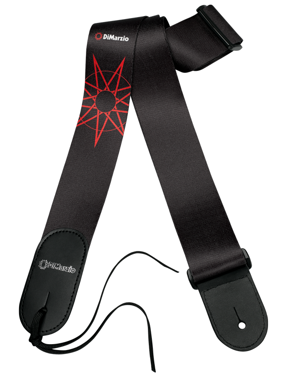 DiMarzio Jim Root #4 Black Guitar Strap DD3148