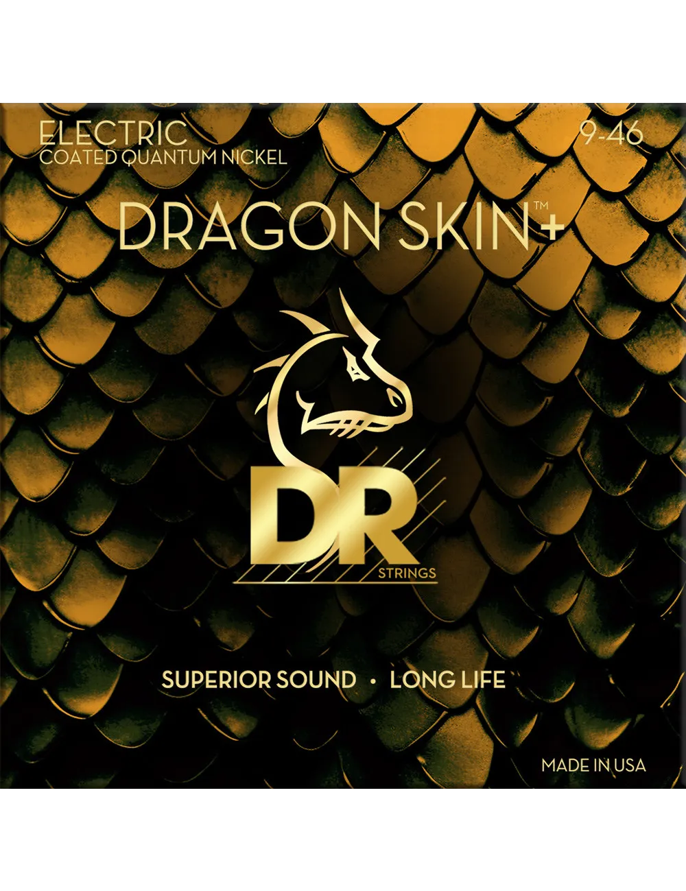 DR Strings Dragon Skin+ DEQ-9/46 Coated