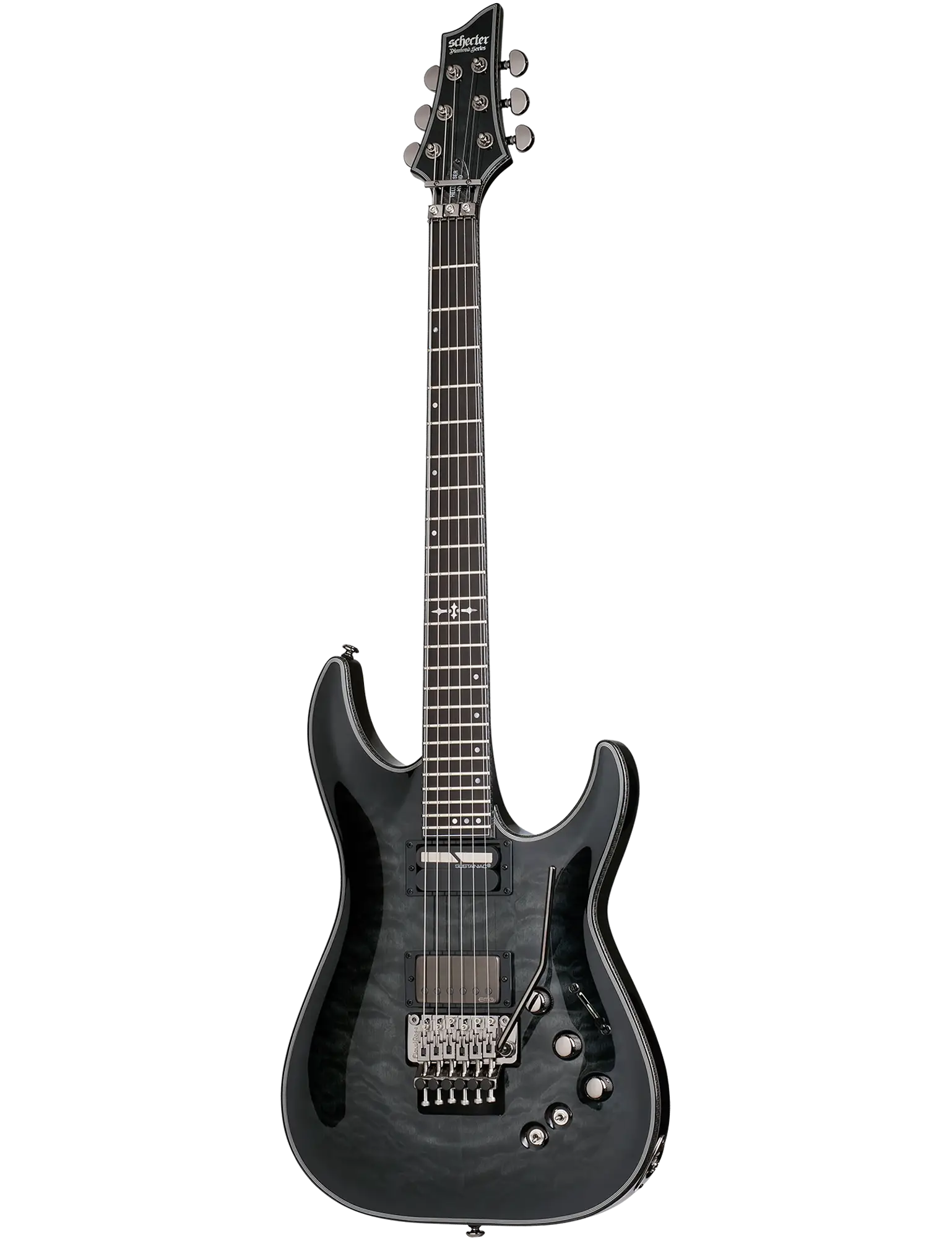 Schecter Hellraiser Hybrid C-1 FR-S - Trans Black Burst