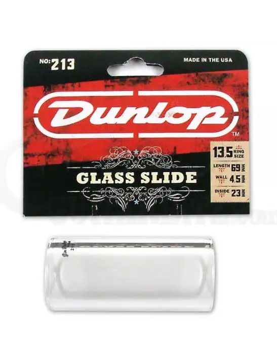 Dunlop 213 Pyrex Large Glass Slide - Heavy Wall Thickness