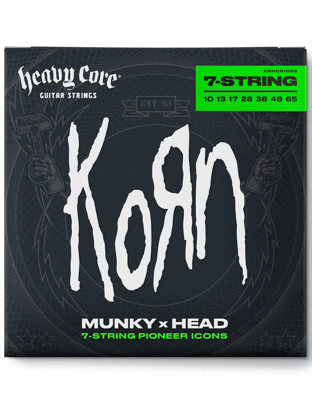 Dunlop Heavy Core® Korn Guitar Strings (10-65)