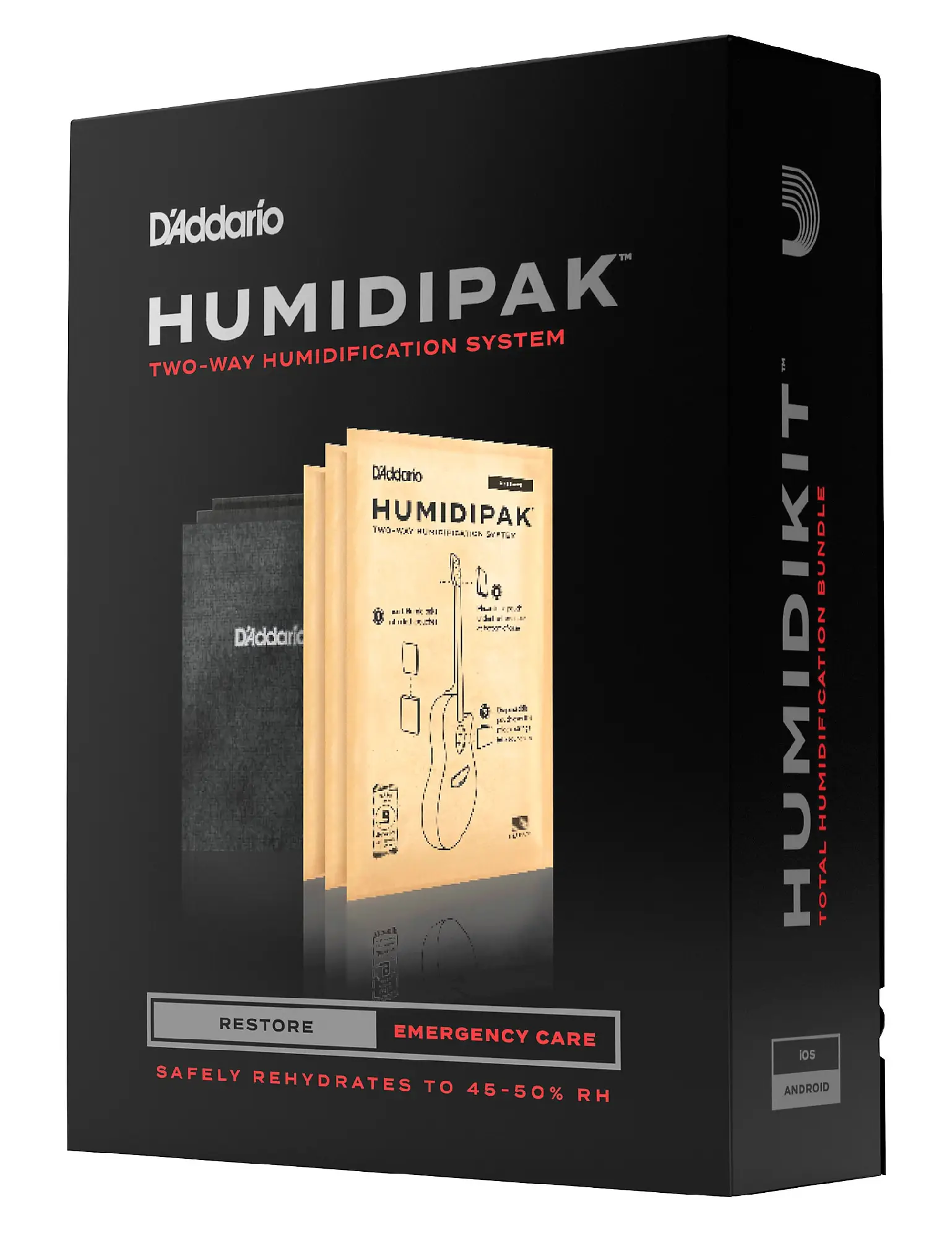 D'addario Humidipak Restore Automatic Humidity Conditioning System