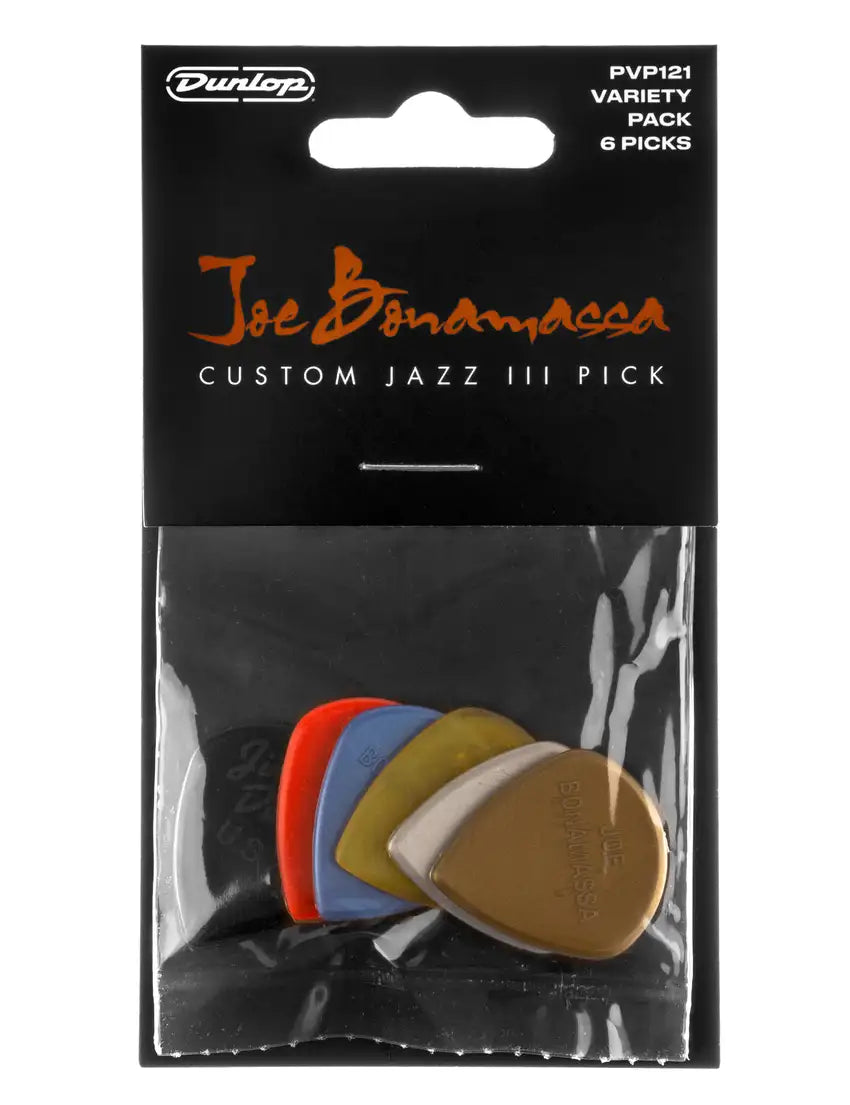 Jim Dunlop PVP121 Bonamassa Variety Pick Pack - 6 Picks