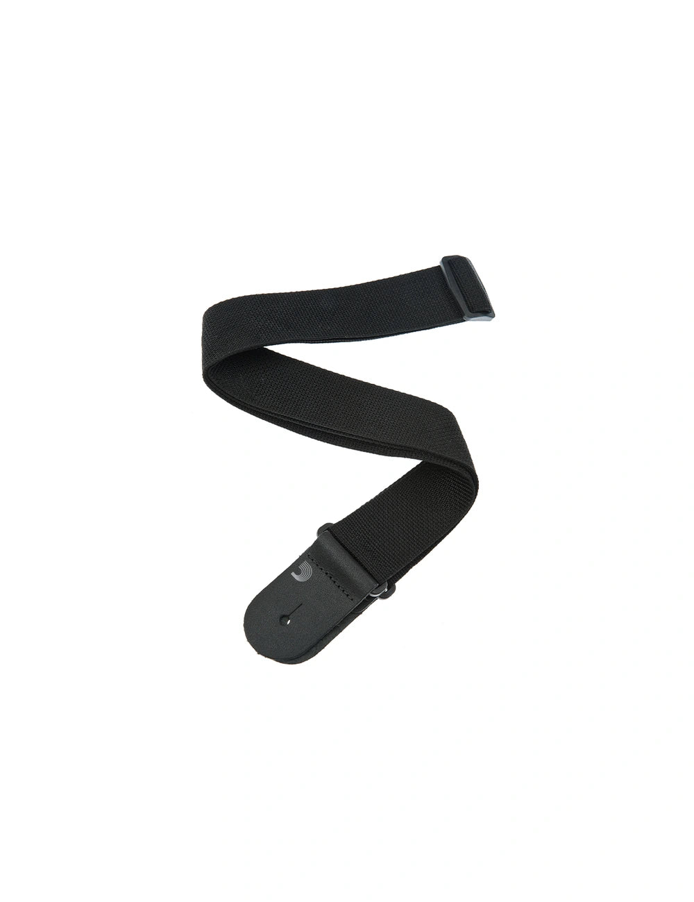 DAddario PWS100 Polypropylene Strap Black front view