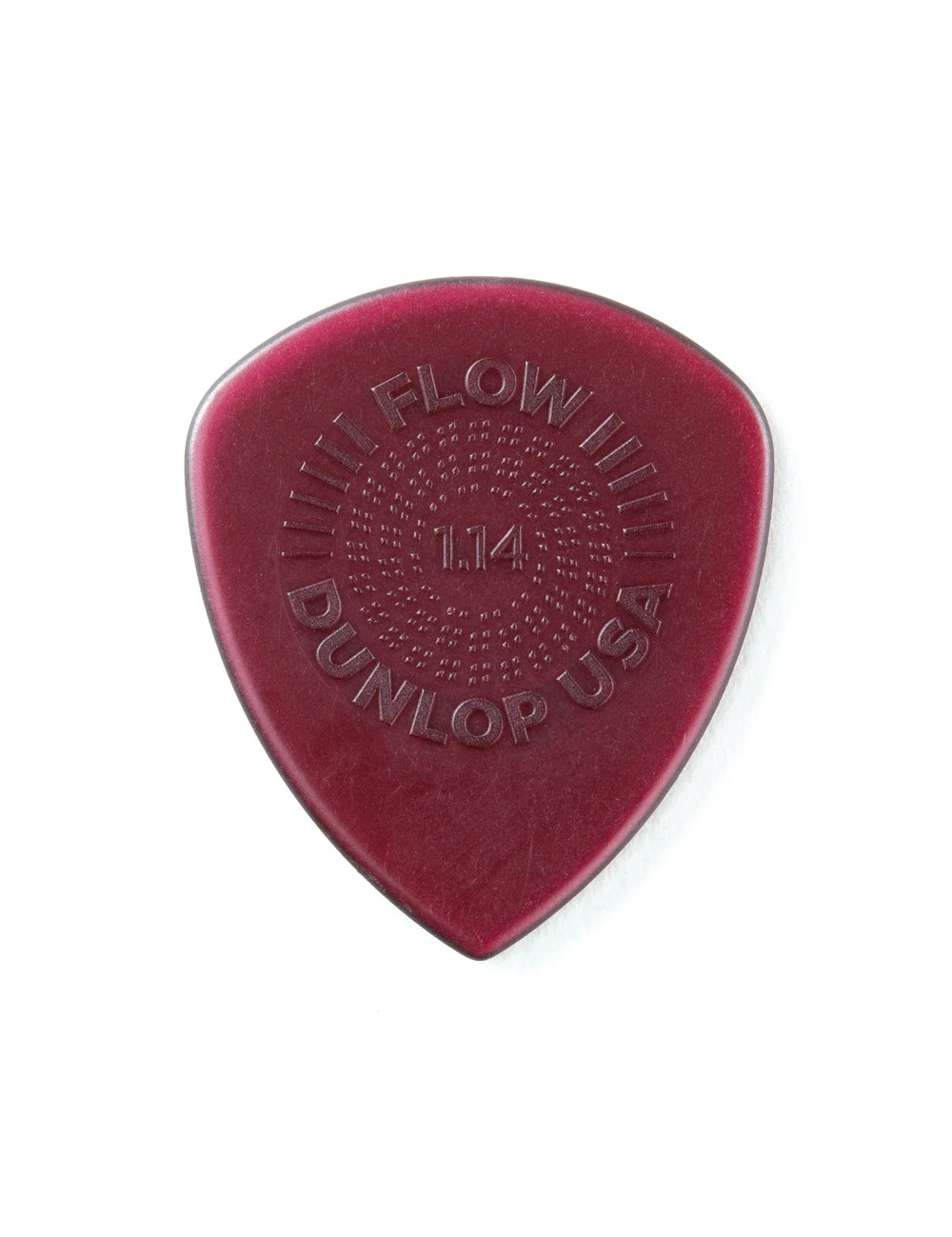 Dunlop Flow Standard Grip Pick 1.14mm front view