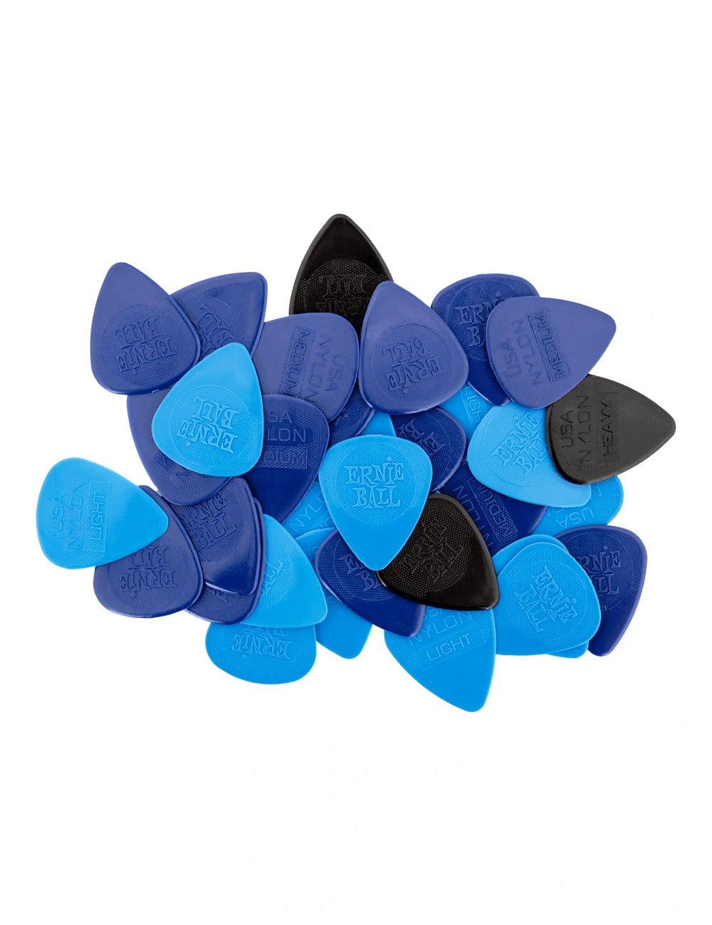 Ernie Ball P09133 Nylon Guitar Picks Mixed Thickess front view