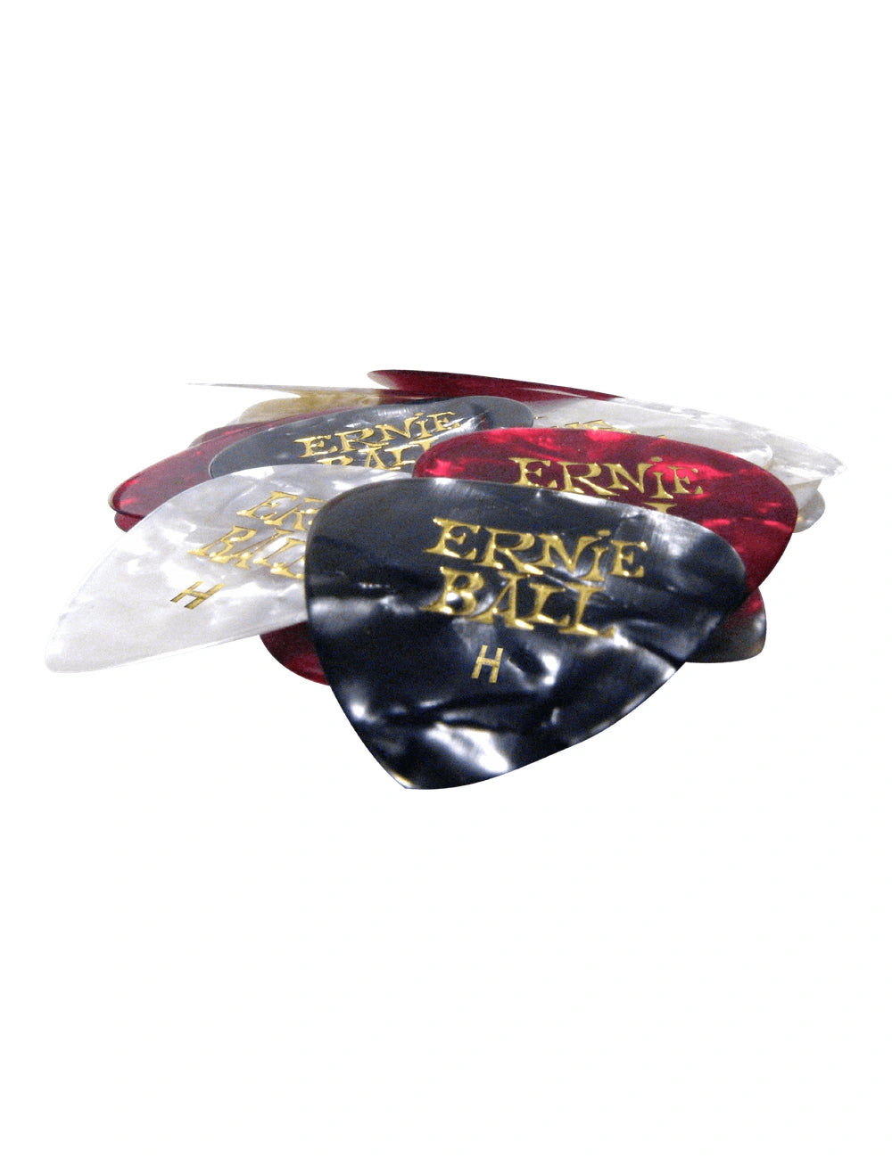 Ernie Ball P09168 - Pearloid Cellulose Picks | Assorted front view