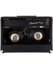 Fender Champion II 100 rear view showing input/output ports and dual speaker layout