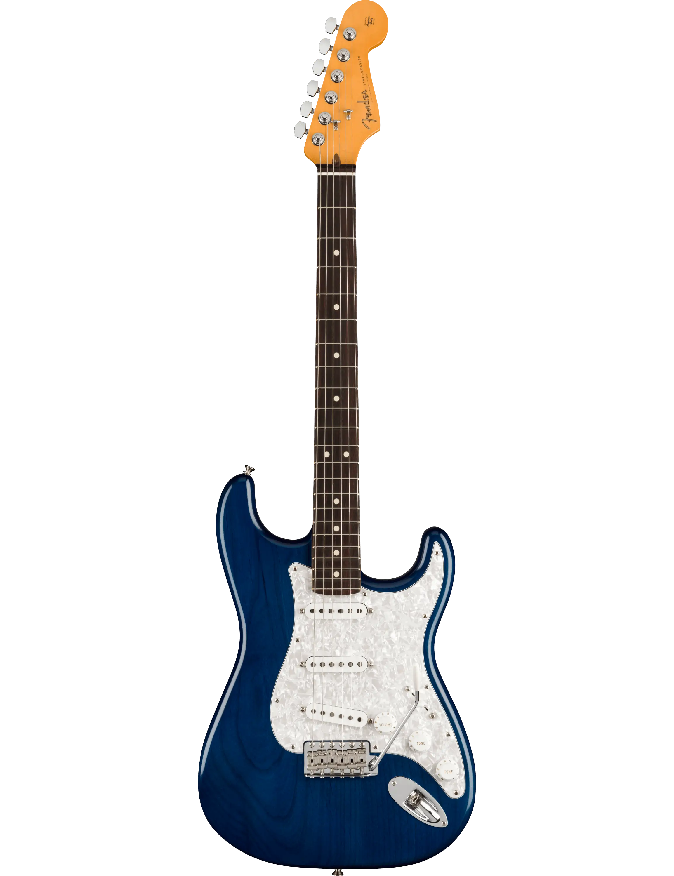 Fender Cory Wong Stratocaster front view with Clean Machine pickups and satin lacquer finish