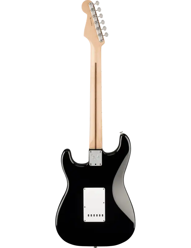 Fender Eric Clapton Stratocaster back view showing alder body and neck plate