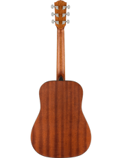 Fender FA-15 back view showing laminated sapele body and modern 3+3 headstock