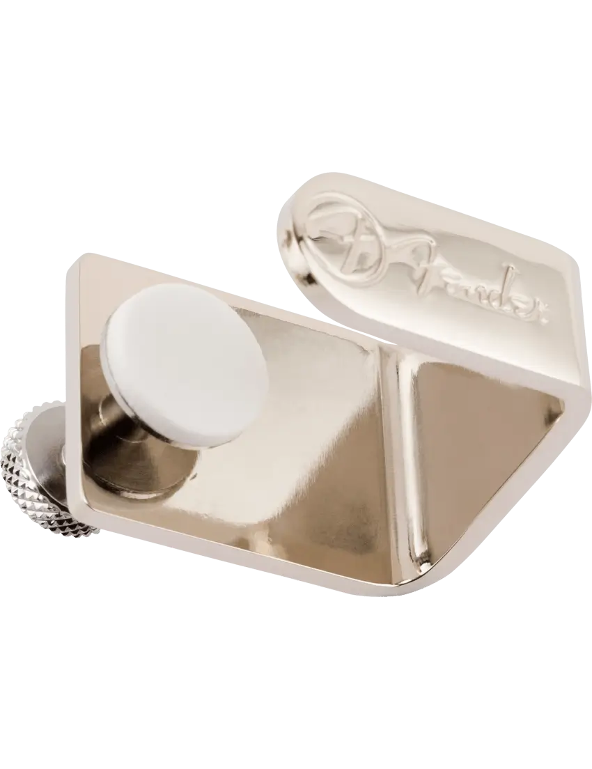 Fender Fatfinger Guitar Sustain Enhancer nickel-plated brass clamp for increased sustain and balance