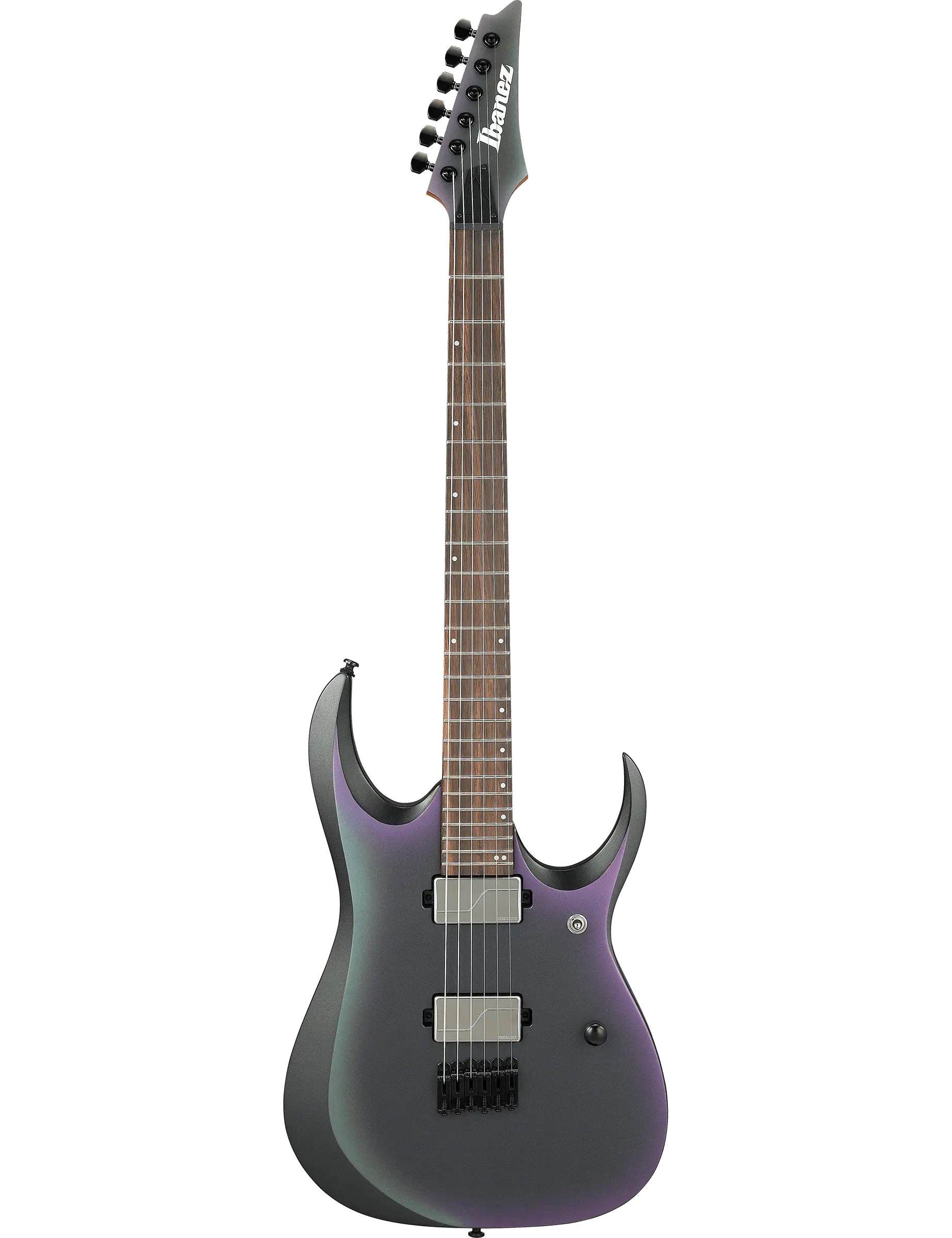 Ibanez RGD61 electric guitar in Black Aurora Burst Matte finish.
