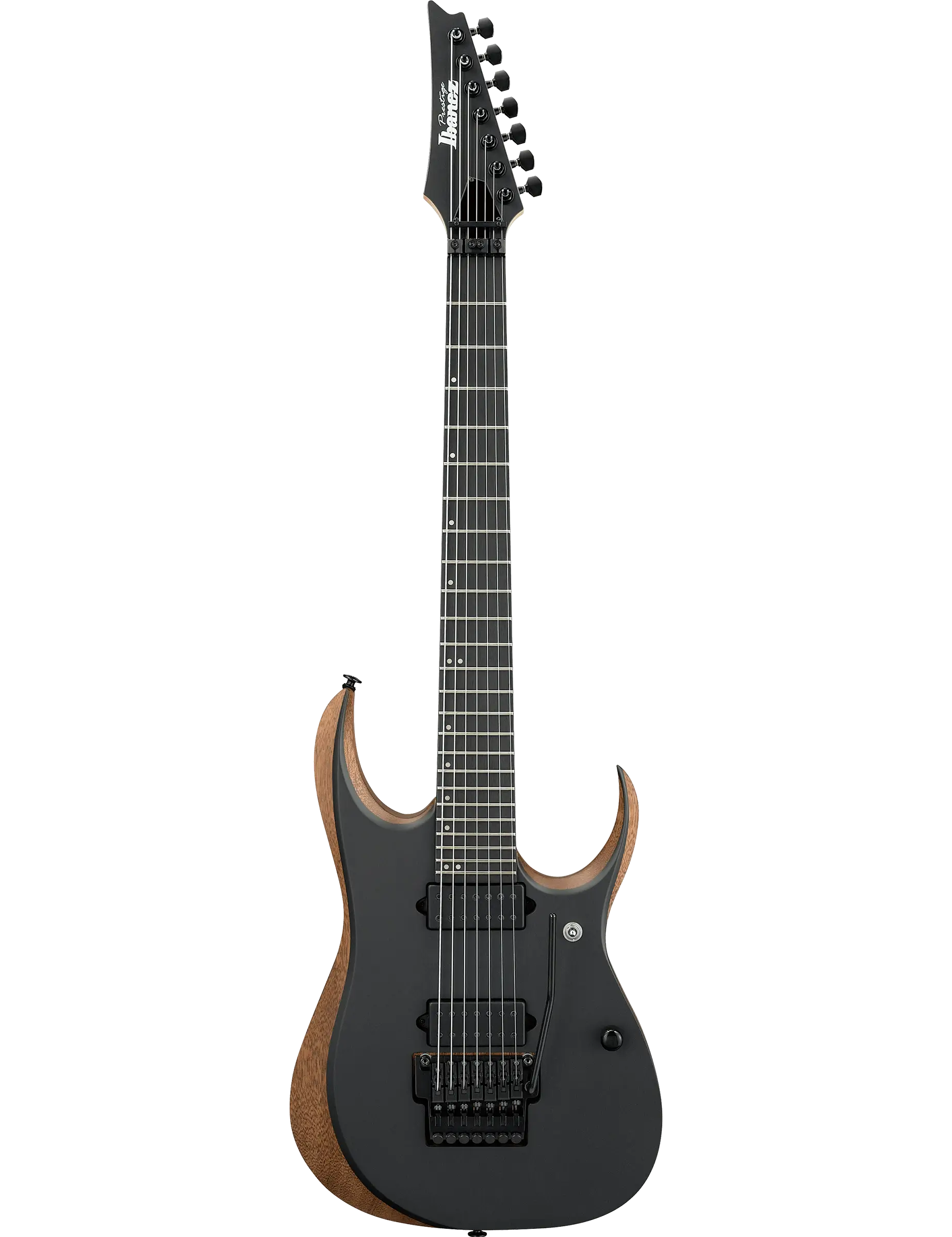 Ibanez RGDR4327 Prestige 7-string electric guitar in Natural Flat finish.