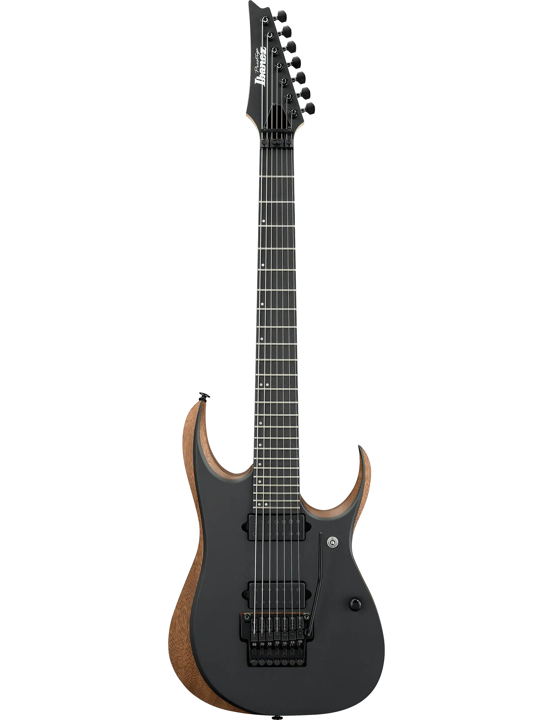 Ibanez RGDR4327 Prestige 7-string electric guitar in Natural Flat finish.