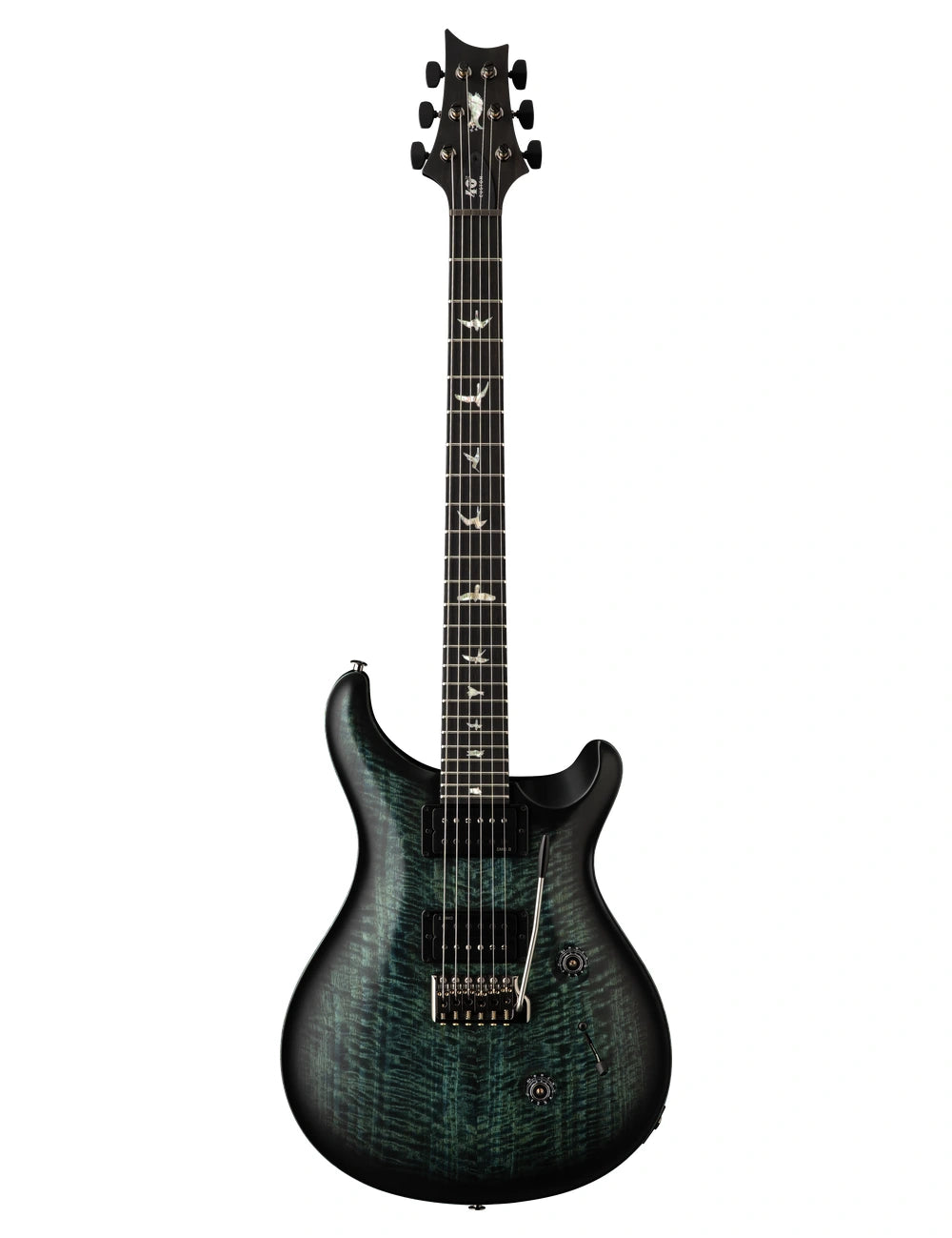 PRS 40th Anniversary Custom 24 Satin Cobalt Smokeburst front view