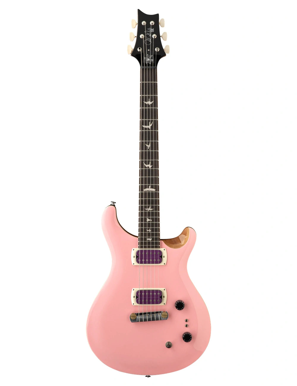 PRS SE Rock Lady Pearl Pink front view